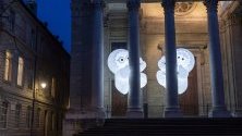 Проектът "Les Anooki" - един от 11-е, участващи в светлинния фестивал в Женева Geneva Lux Festival, който продължава до 20 февруари.