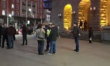 Протест в подкрепа на Радев на "Дондуков"