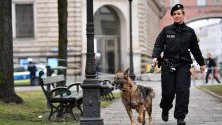 Полицейски мерки из Мюнхен, Германия, заради Мюнхенската среща по сигурността.