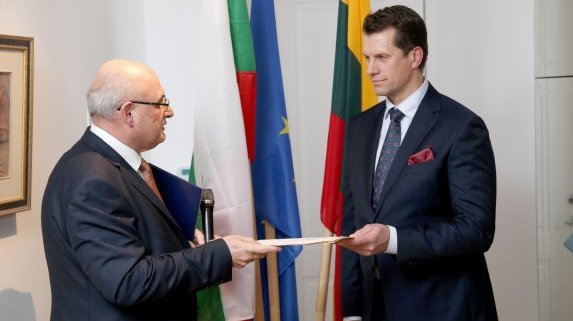 Почетно консулство на България беше открито във Вилнюс