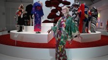 Изложба на кимона в музея &quot;Виктория и Албърт&quot; в Лондон, Великобритания.