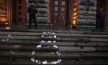 Протест за правата на жените пред Министерски съвет
