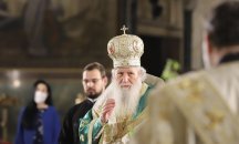 На службата за Цветница „Александър Невски” остана полупразен