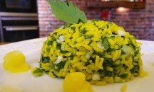 Рецепта за пъстра оризова салата