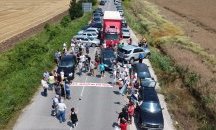 Мая Манолова подкрепи протеста за ускорен ремонт на пътя Русе - Кубрат