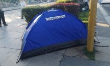 Палатков лагер вече има и на протеста във Варна