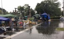 Порой удави палатките на протестиращите в София