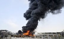 Потушиха пожара на пристанището в Бейрут
