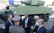 Бойна машина Patria AMVXP 8x8 с обитаем купол Elbit 30 мм на изложението ХЕМУС 2020