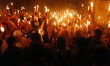 Благодатният огън дойде в България