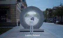 „Виртуална врата“ свързва полския град Люблин с литовската столица Вилнюс