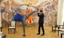 Пендаровски срещна таекуондото