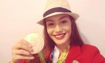 Гимнастичка роди на датата, на която преди 5 години спечели олимпийски бронз