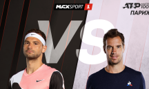 Григор Димитров на Мастърса в Париж и нови 6 мача от Шампионска лига по MAX Sport