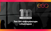 Започнаха номинациите за Топ 100 инфлуенсъри в България на EGO Awards