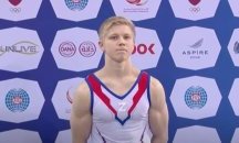 Руски гимнастик провокира с демонстрация срещу Украйна