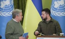 Русия бомбардира Киев, докато там са Гутериш и Петков