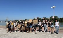 Напук на напрежението: Деца от България и РСМ рисуват заедно в Пловдив