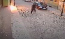 Пуснаха видео от подпалването на българския клуб в Битоля