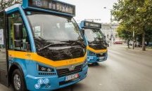 Доставиха първите електрически микробуси в София