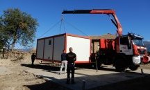 Първите жилищни фургони дойдоха в наводнените села 