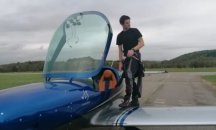 Български пилот подобри рекорд на Гинес с ултралек самолет