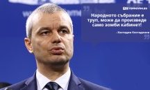 Големите кавички: „Народното събрание е труп, може да произведе само зомби кабинет“